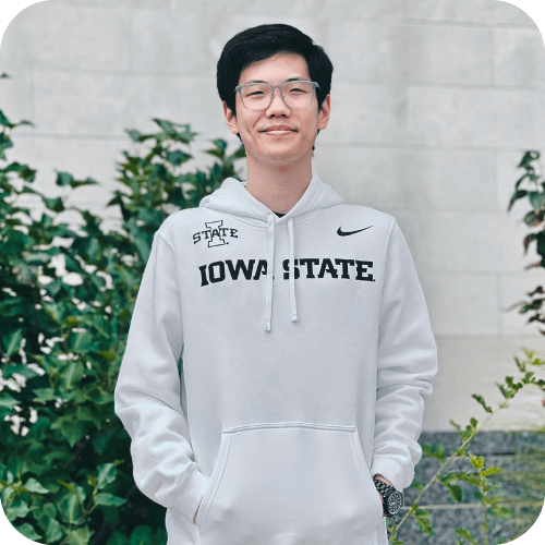 Nike Iowa State White Hooded Sweatshirt